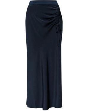 AllSaints Jupe À Lien De Resserrage - Bleu