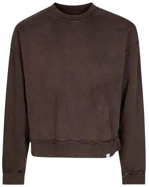 Woc Redcliff Raw-Edge Jumper - Brown