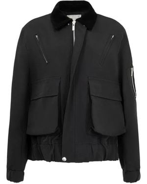 Sacai Grosgrain Bonding Jacket - Black