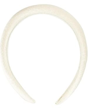 Jennifer Behr Tori Silk Headband - White
