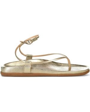 Ancient Greek Sandals Polistra Buckled Flat Sandals - White
