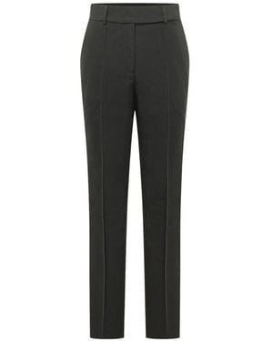 MICHAEL Michael Kors Satin-Stripe Slim-Leg Pants - Black