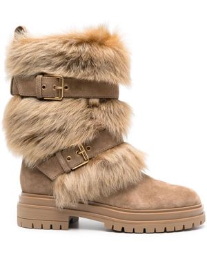 Gianvito Rossi Non-Conformist Boots - Natural