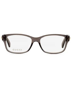 Gucci Rectangle-Frame Glasses - Black