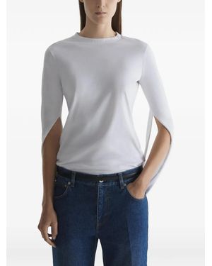 Mugler Cascade Loop T-Shirt - Grey