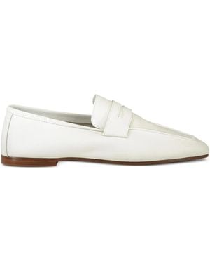 SOPHIQUE Leather Loafers - White