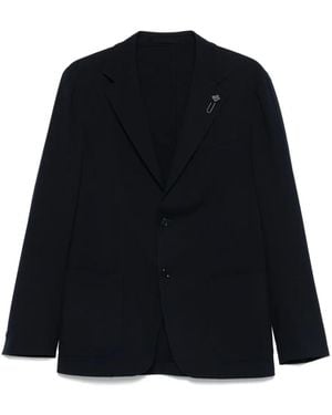 Lardini Two-Button Blazer - Black