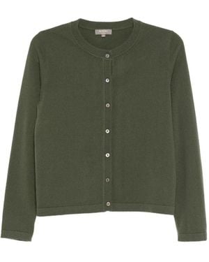 N.Peal Cashmere Hallie Cardigan - Green