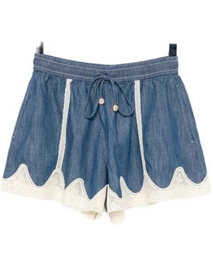 Zimmermann Awaken Shorts - Blue