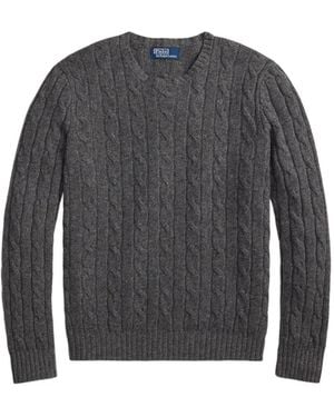 Polo Ralph Lauren The Iconic Cable-Knit Jumper - Grey