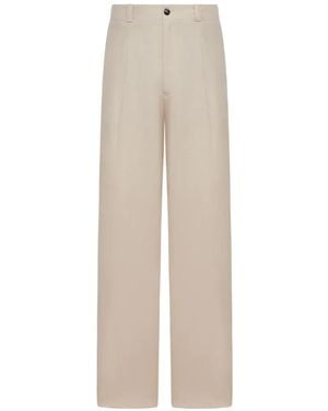 Giorgio Armani Pleated Trousers - White