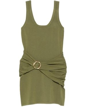 Jonathan Simkhai Belted Draped Dress - Green