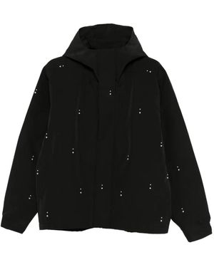 Arte' Technical Revits Hooded Jacket - Black