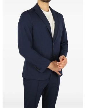 BOSS Pressed-Crease Suit - Blue