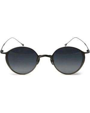 Rigards Round-Frame Sunglasses - Blue