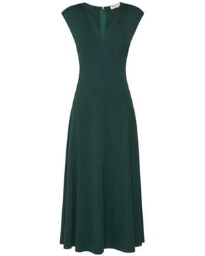 Weekend by Maxmara V-Neck Sleeveless Dress - Green