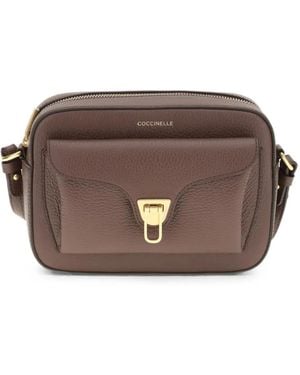 Coccinelle Small Beat Cross Body Bag - Brown