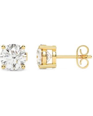 Diamond Essentials Laboratory-Grown Diamond Earrings - Metallic