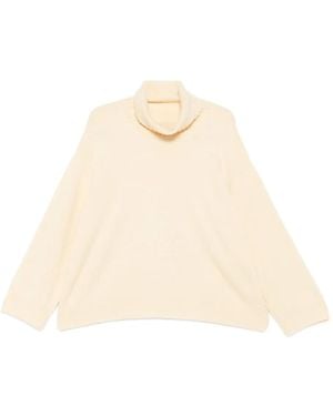 Eric Bompard Pullover Mit Rollkragen - Natur