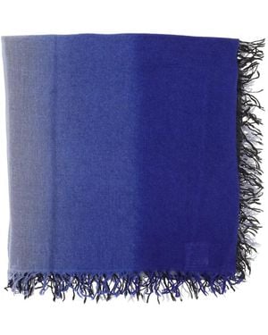 Faliero Sarti Frayed Scarf - Blue