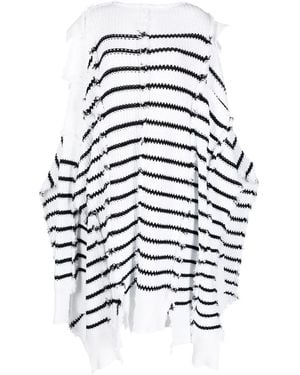Marni Capa a rayas - Blanco