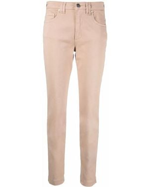 D.exterior Slim-Cut Straight-Leg Pants - Natural