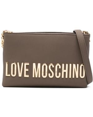 Love Moschino チェーン ミニバッグ - ブラウン