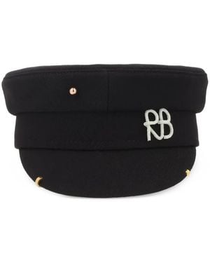 Ruslan Baginskiy Casquette Gavroche À Logo Brodé - Black