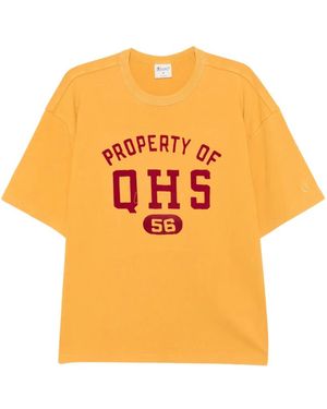 Champion Logo-Detail T-Shirt - Orange