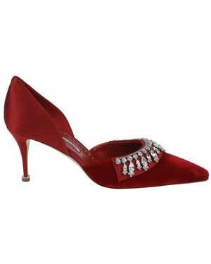 Manolo Blahnik Tulidor Pumps - Red