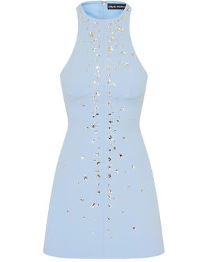 David Koma Abito Con Strass - Blu