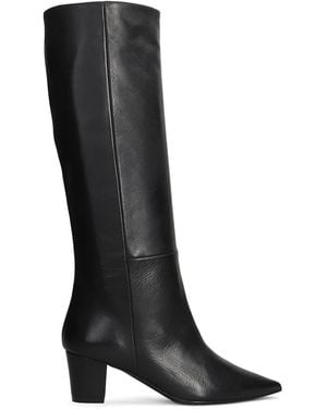 Marc Ellis 55Mm Leather Boots - Black
