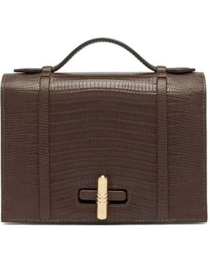 Malone Souliers Bolso May con relieve - Marrón