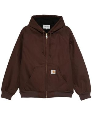Carhartt Kapuzenjacke mit Reißverschluss - Braun