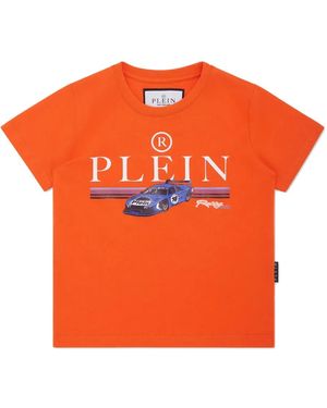 Philipp Plein Cars Racing Tシャツ - オレンジ