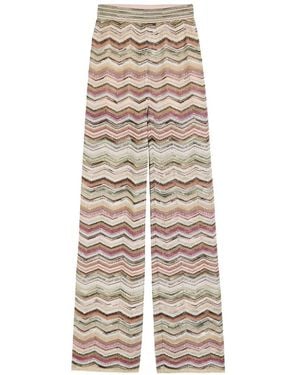 Missoni Knitted Palazzo Pants - Natural