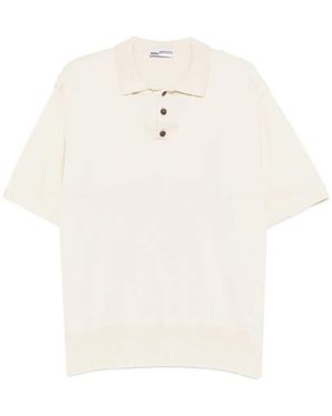 SONIA CARRASCO Buttoned Polo Top - White
