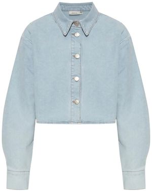Gestuz Camicia Con Bottoni - Blu