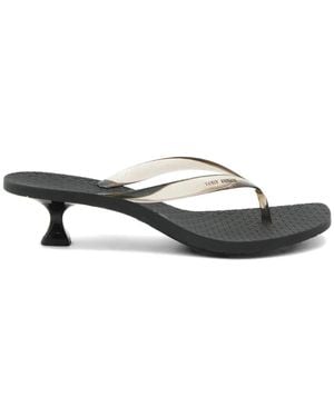 Tory Burch Kitten-Heel Thong Sandals - White