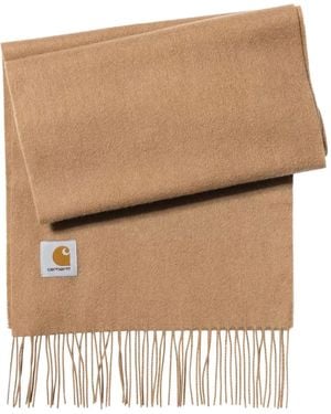 Carhartt Fringed Wool Scarf - Natural