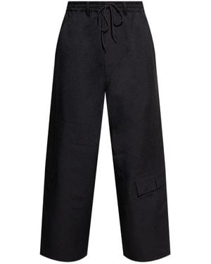 Y-3 Drawstring Pocket Trousers - Blue