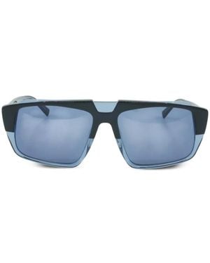 MCM Logo-Detail Sunglasses - Blue