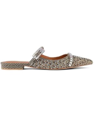 Kurt Geiger Escarpins À Talons Ornés De Strass Avec Boucle - Blanc