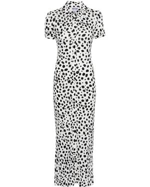 Moschino Abstract-Print Dress - White