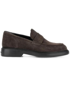 Hogan H704 Loafers - Brown