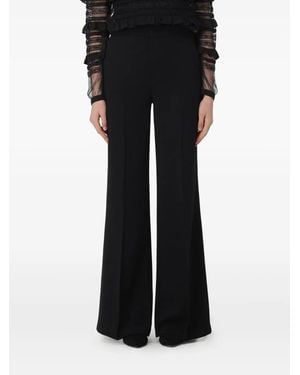 Twinset Logo-Plaque Trousers - Black