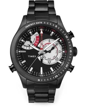 Timex Round-Face 46Mm Watch - Black