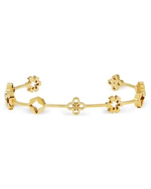 Tory Burch Forget Me Not Cuff - Metallic