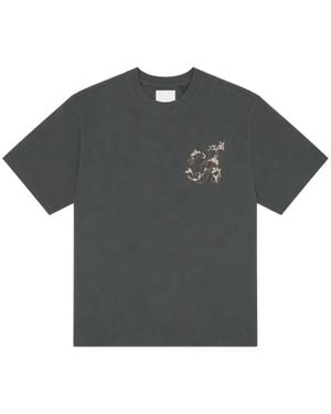 Only the Blind Maison Crest T-Shirt Mit Stickerei - Grau