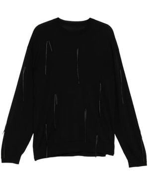 JNBY Fringed T-Shirt - Black